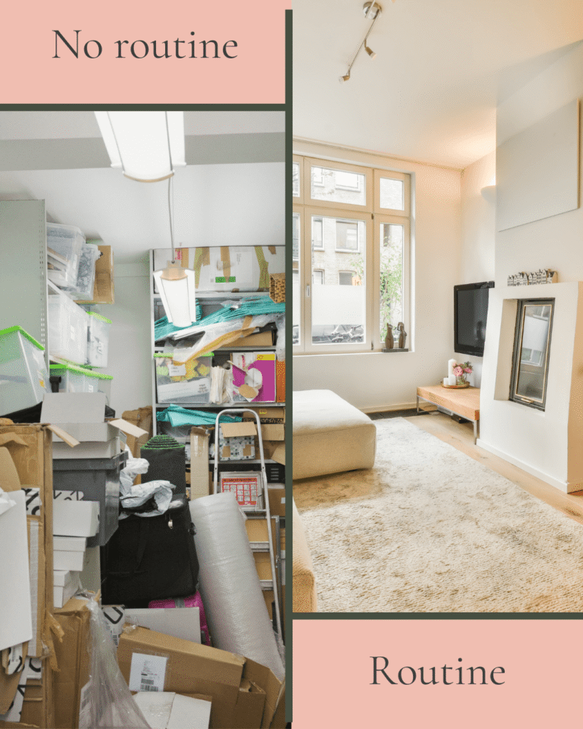 easy homemaking routines for the school season