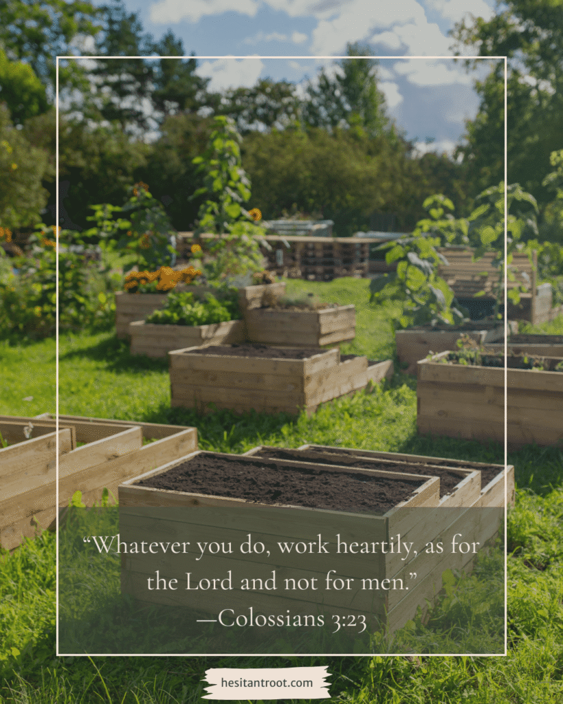 how to prepare soil for winter garden bed